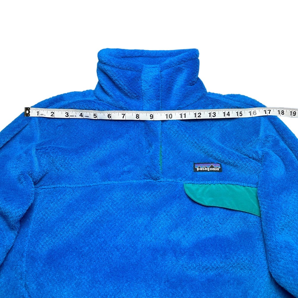 Patagonia | Women | Blue Re-Tool Snap T Fleece Pullover Sweater | Size Medium - Picture 4 of 14